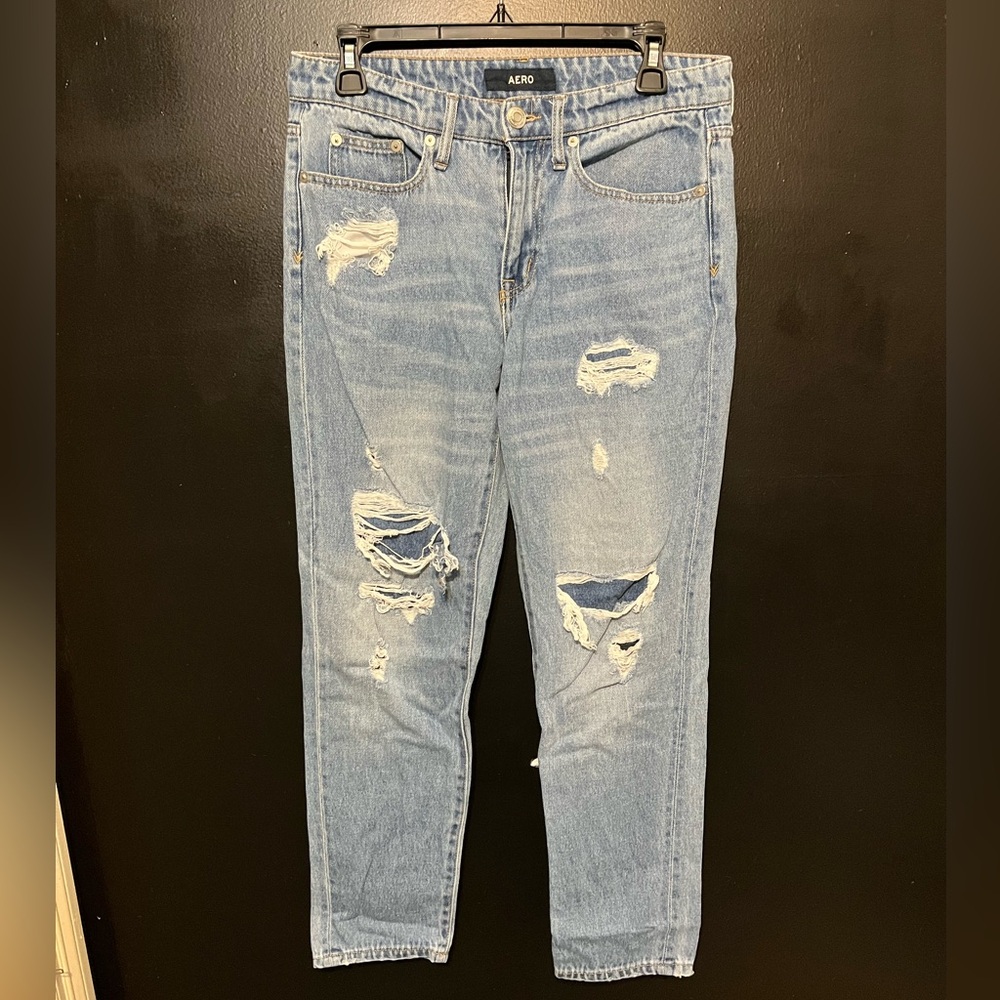 Women’s aero jeans! Boyfriend cut!